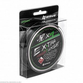 Шнур Extrasense X4 PE Green 150m  1.2/18LB 0.20mm (N-ES-X4-1.2/18LB) NISUS Шнур Extrasense X4 PE Green 150m  1.2/18LB 0.20mm (N-ES-X4-1.2/18LB) NISUS