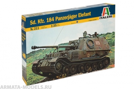 211ИТ Танк Sd. Kfz.184 PanzerJager Elefant Italeri
