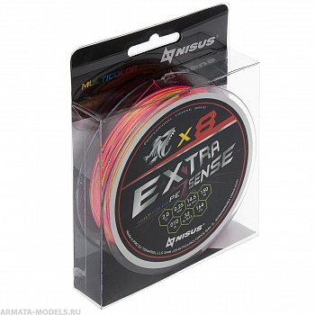 Шнур Extrasense X8 PE Multicolor 150m  2/32LB 0.25mm (N-ES-X8-2/32LB) NISUS Шнур Extrasense X8 PE Multicolor 150m  2/32LB 0.25mm (N-ES-X8-2/32LB) NISUS