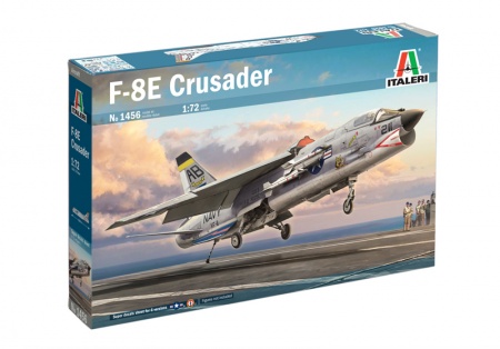 1456ИТ Самолет F-8E CRUSADER (10013160/170621/0366752, ИТАЛИЯ ) Italeri