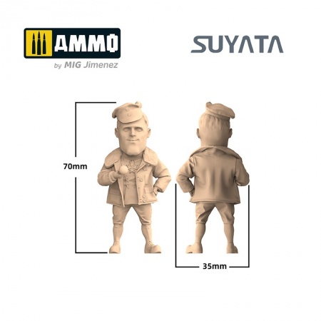 SK001 Сборная модель Fokker Dr.I & Red Baron Suyata