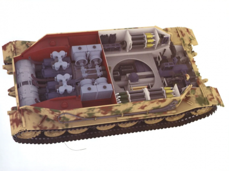 35A051 Сборная модель Tiger P Amusing Hobby