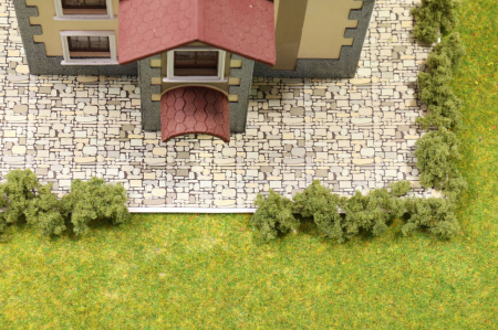 001pkd002 Фолиаж комковой темно-зеленый