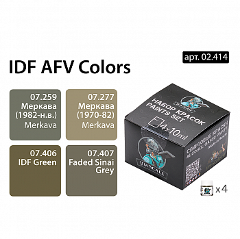 02.414JIM Набор спиртовых красок Jim Scale 