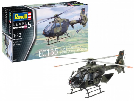 04982 Вертолет Ec135 немецкая армия Revell