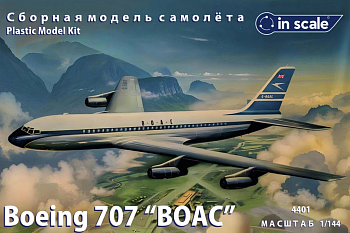 4401 Сборная модель самолета Boeing 707 BOAC