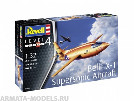 03888RE Экспериментальный самолёт Bell X-1 (1-ый сверхзвуковой самолёт) Revell