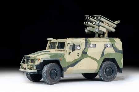 3682 Российский бронеавтомобиль Тигр с ПТРК Корнет Звезда