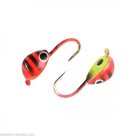 Мормышка вольф Мидия с ушком краш 4мм 1гр 62 (MW-2440-62) Helios