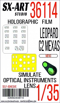 36114SX Имитация смотровых приборов Leopard C2 Mexas (Meng)