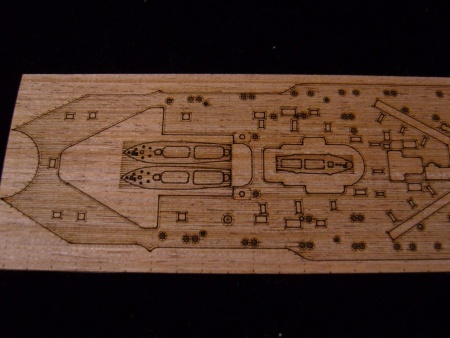 AW20034 Деревянная палуба для IJN AMAGI