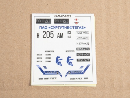 1447AVD Сборная модель КАМАЗ-6522 самосвал AVD Models