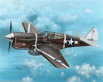 SH72149 P-40F Warhawk Guadalcanal Hawks