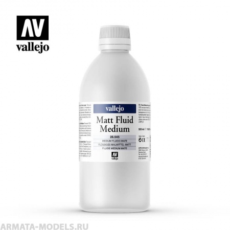 V-28545 545. Акриловый матовый медиум, 500мл.