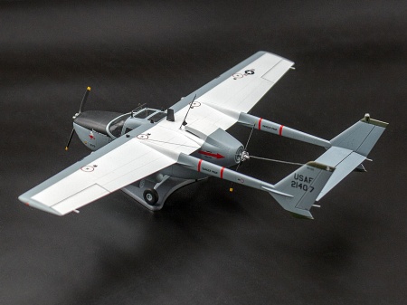 48290 Cessna O-2A Skymaster, Американский самолет-разведчик ICM 48290 Cessna O-2A Skymaster, Американский самолет-разведчик ICM