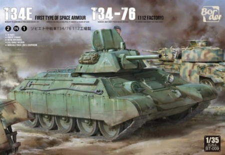 BT-009  Советский танк Т-34/76 с экранами BORDER MODELS