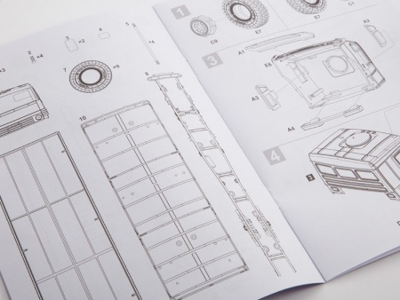 1435AVD Сборная модель КАМАЗ-6560 бортовой AVD Models