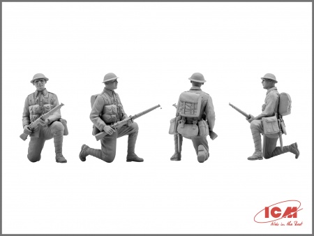 35301 Фигуры Британская пехота (1917-1918) ICM