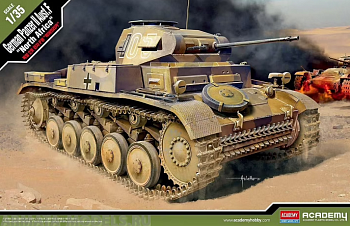 13535  Игрушка  техника и вооружение  Panzer II Ausf. F North Africa