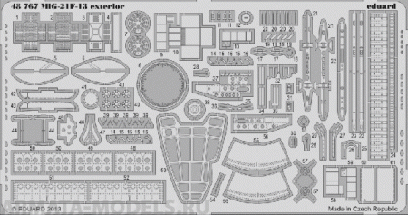 48767ED MiG-21F-13 exterior