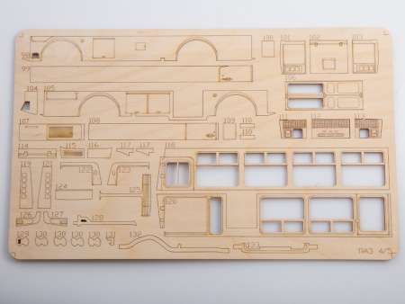 11105BAUMI Сборная модель ПАЗ-3205 автобус Baumi
