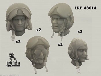 LRE48014 Головы в шлеме ЗШ-3Б с открытым визором