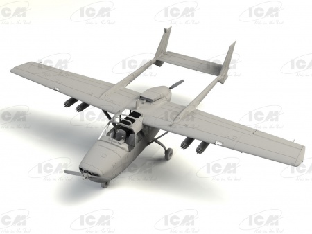 48290 Cessna O-2A Skymaster, Американский самолет-разведчик ICM 48290 Cessna O-2A Skymaster, Американский самолет-разведчик ICM