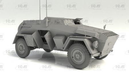 35110 Sd.Kfz. 247 Ausf.B, Германский бронеавтомобиль управления ICM