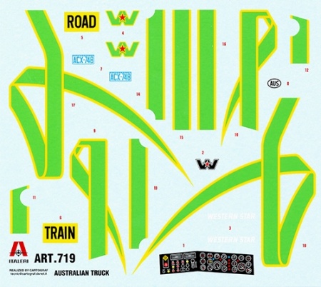 0719ИТ Автомобиль Australian Truck Italeri