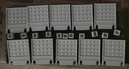 ZBD35002 бетонный забор по- 2м