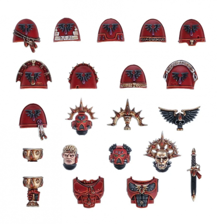 41-80GW Набор улучшений для Кровавых Ангелов (Blood Angels Upgrade Pack) 41-80GW Набор улучшений для Кровавых Ангелов (Blood Angels Upgrade Pack)