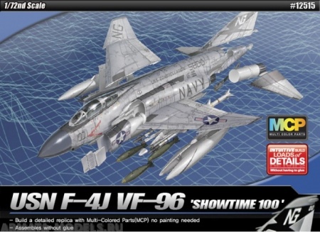 12515 Самолет 1/72 F-4J Sнowtime 100 Academy