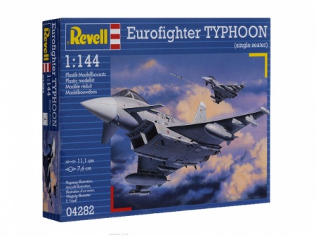 04282RE Многоцелевой истребитель одноместный Eurofighter Typhoon Revell