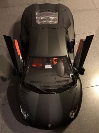 Lamborghini Aventador Nero Nemesis (Полуматовый черный)