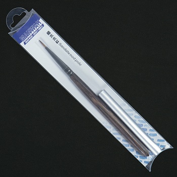 MW-3020 Модель Остроконечная кисть - СРЕДНЯЯ (Волокно+Соболь, шест из сандалового дерева)