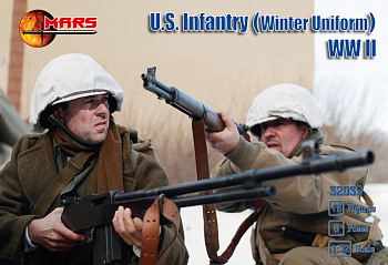 32039MR Фигуры US Infantry (winter dress)  WWII