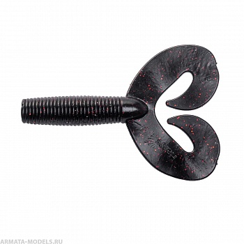 Твистер Credo Double Tail 2,95"/7,5 см Dark Star 7шт. (HS-12-047) Helios