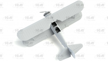 32052 Stearman PT-13/N2S-5 Kaydet, Американский учебный самолет ICM