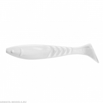 Виброхвост Slash 2,64"/6,7 см White 10шт. (HS-19-001) Helios