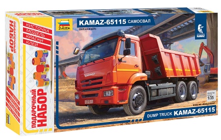 3650ПН KAMAZ-65115 самосвал Звезда