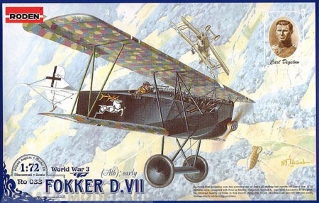Rod033 Самолет FOKKER D.VII Roden