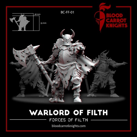 BCK-WG-016 Темник Скверны | Игровая миниатюра 32 мм Blood Carrot Knights