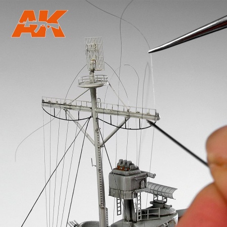 AK9134  ELASTIC RIGGING BOBBINMEGA-THIN