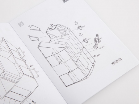 8013AVD Сборная модель Экскаватор Э-754 AVD Models