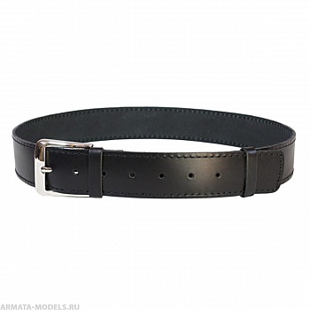 Ремень брючный кожаный №4 черный (HS-Р-11№4-1) Helios