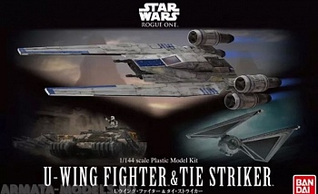 BND-2344773 Сборная модель Bandai Star Wars U-Wing Fighter & Tie striker Rogue One