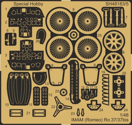 SH48183 IMAM (Romeo) Ro.37 A30 engine Special Hobby