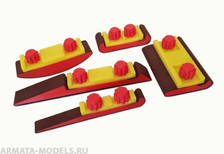 WIM-SHK-01 Фигурные шкурники мини, набор 5 шт.