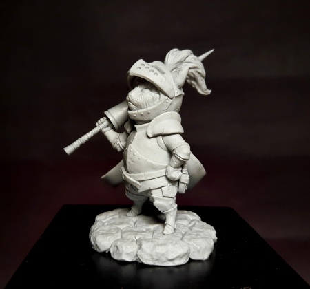 BCK-CM-009 Сэр Киттингем | Коллекционная миниатюра 70 мм Blood Carrot Knights