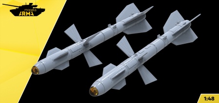 AM48380 Ракеты Р-27Т 2шт (Не для свободной продажи) Arma Models